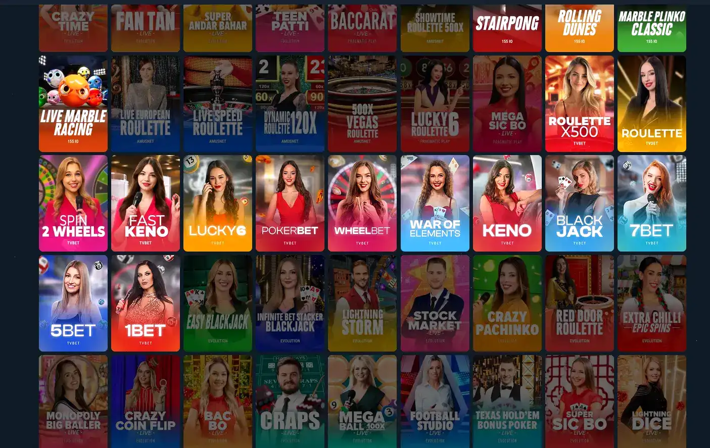 Интерфейс казино Сука с игровыми автоматами